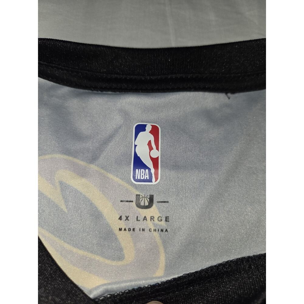 NBA All Teams Logo Graphic T-Shirt Black 4XL Oversized Basketball Print Tee - Picture 2 of 4